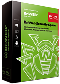 Dr.Web Security Space 2 PCs/1 year